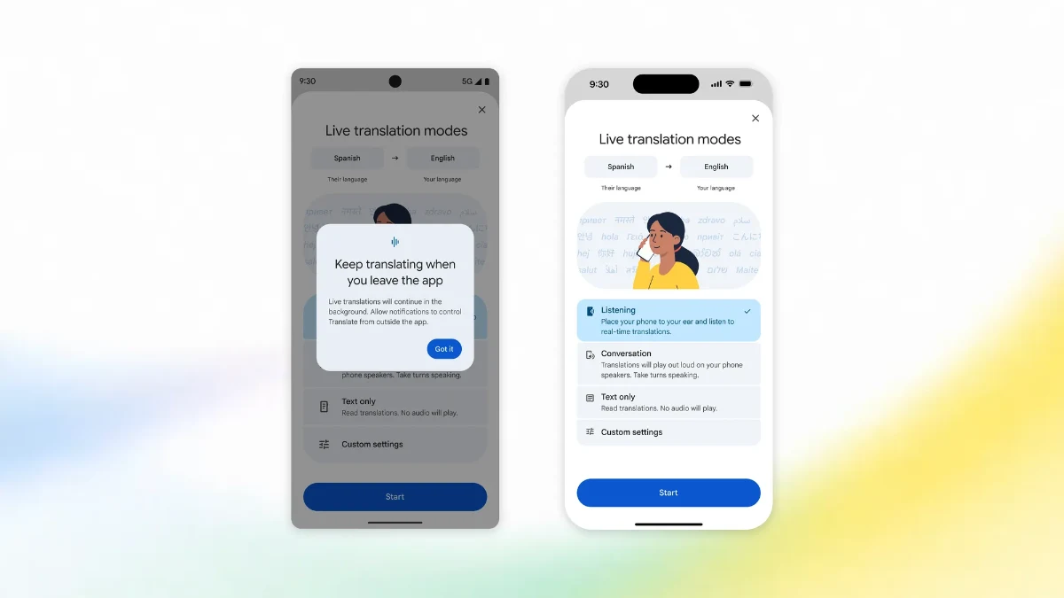 Google, Google Translate’in Canlı Çeviri özelliğine Android ve iOS için iki yenilik ekledi.
