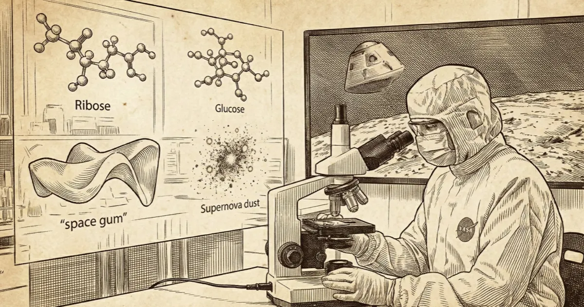 Asteroidde Yaşamın "Tatlı" İzi