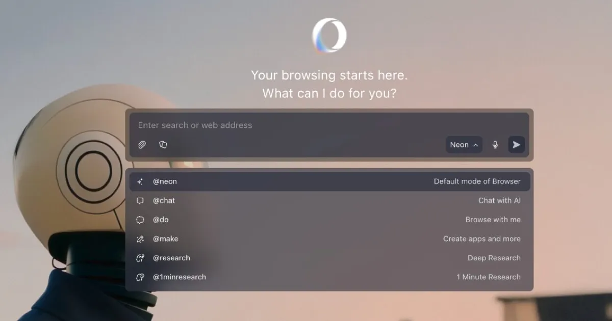 Opera Neon Artık Herkese Açık