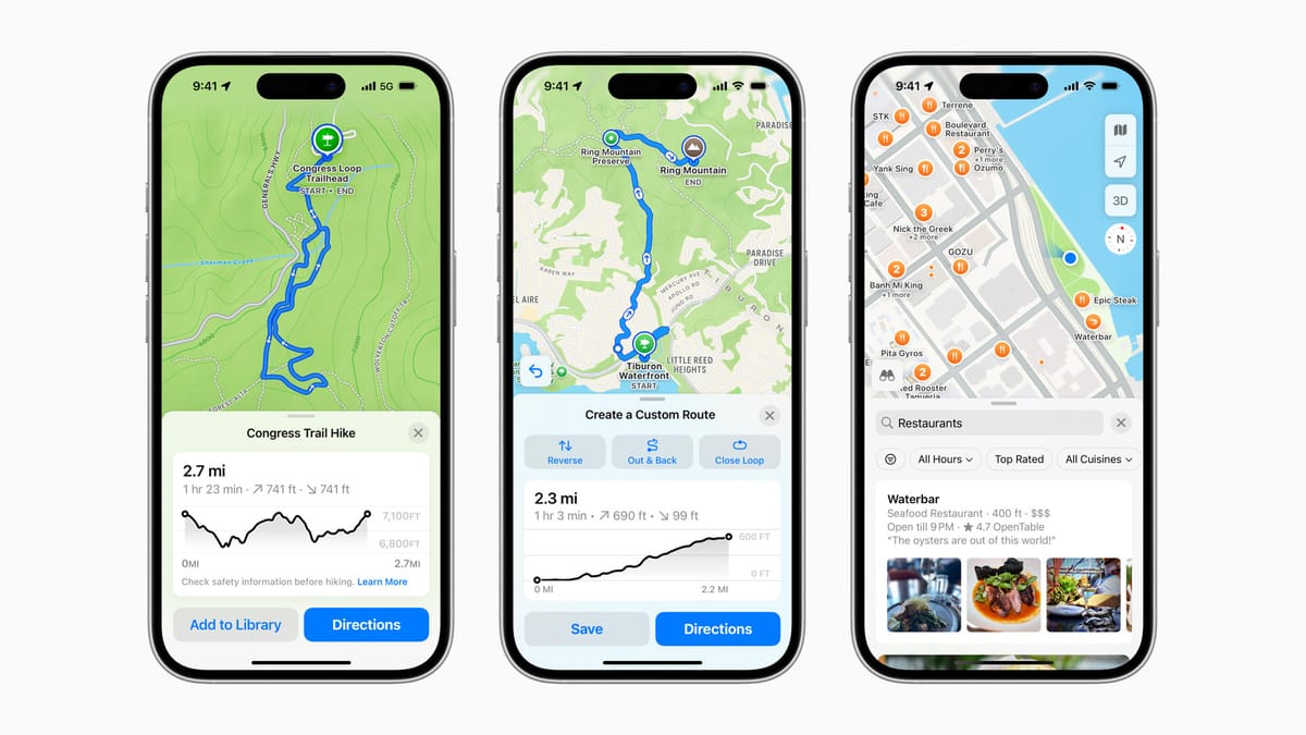 Apple Maps'e Reklam Geliyor