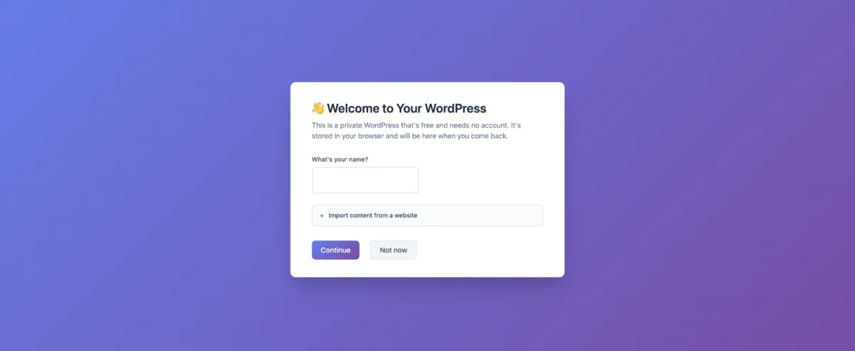WordPress Tarayıcıya Taşındı