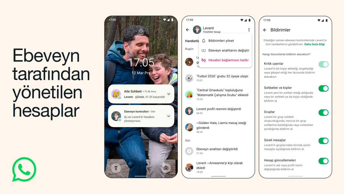 WhatsApp'tan Ebeveyn Kontrolü