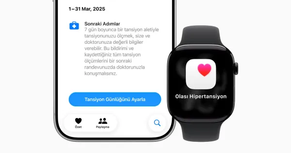 Apple'dan Hipertansiyon Bildirimi