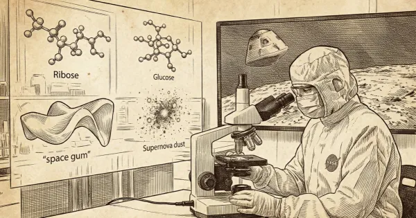 Asteroidde Yaşamın "Tatlı" İzi