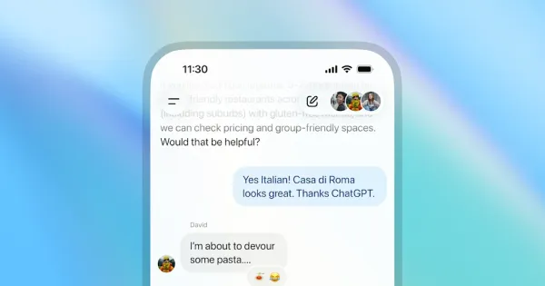 ChatGPT'de Grup Sohbetleri Başladı