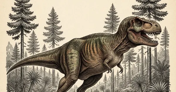 T. rex Parmak Ucunda Yürüyordu