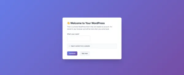 WordPress Tarayıcıya Taşındı