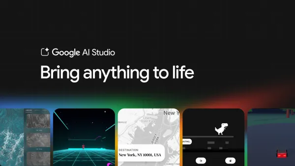 Google AI Studio'dan Vibe Coding