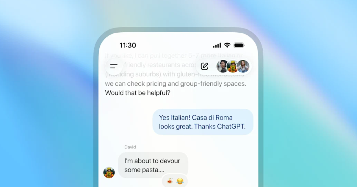 ChatGPT'de Grup Sohbetleri Başladı